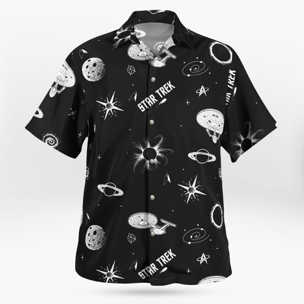 Star Trek dark galaxy Hawaiian shirt (2)
