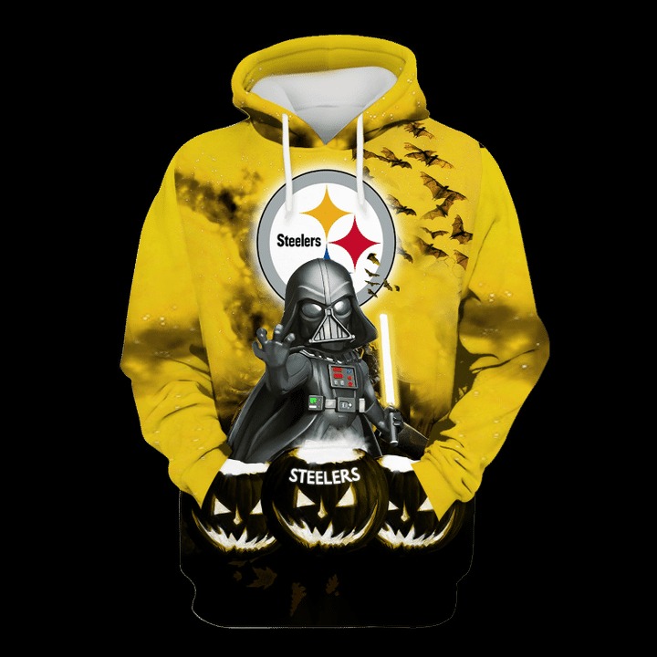 Star Wars Darth Vader Pittsburgh Steelers Pumpkin 3D Hoodie, Shirt