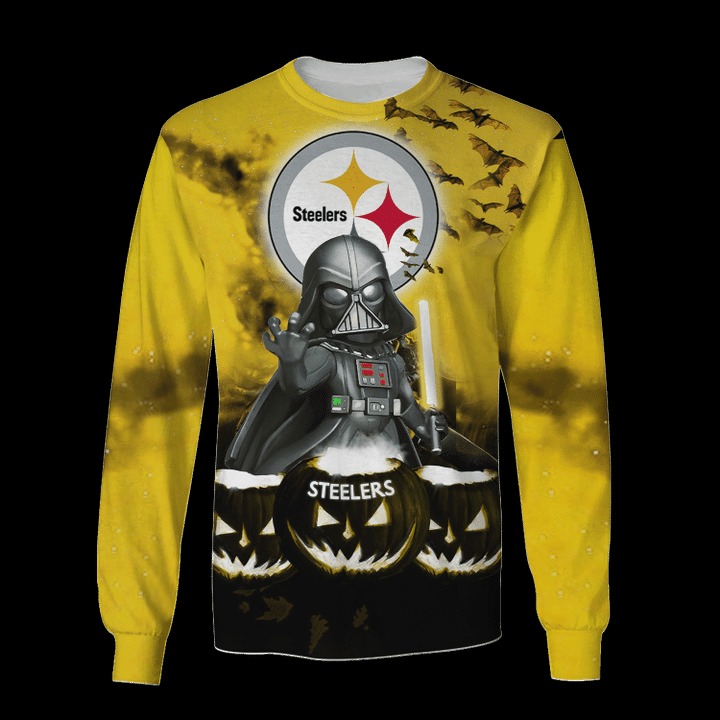 Star Wars Darth Vader Pittsburgh Steelers Pumpkin 3D Hoodie, Shirt2