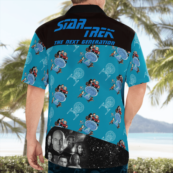Star trek tng science hawaiian shirt3