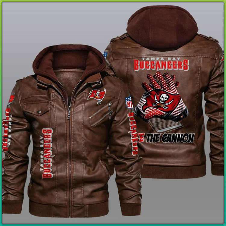 Tampa Bay Buccaneers Fire The Cannon Leather Jacket3
