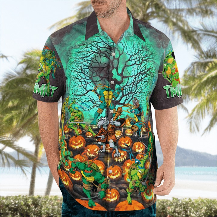 Teenage Mutant Ninja Turtles Halloween Hawaiian Shirt 2