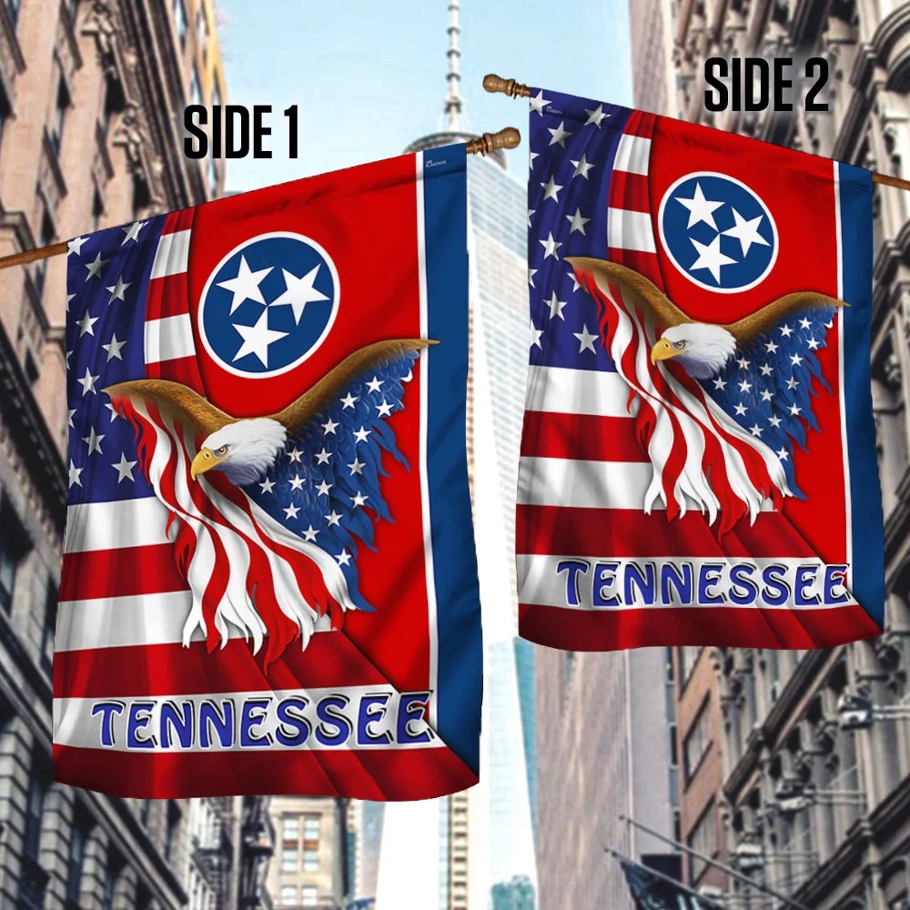 Tennessee Eagle American Flag
