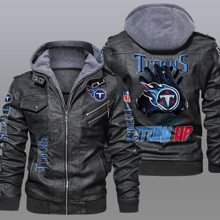Tennessee Titans Titan Up Leather Jacket