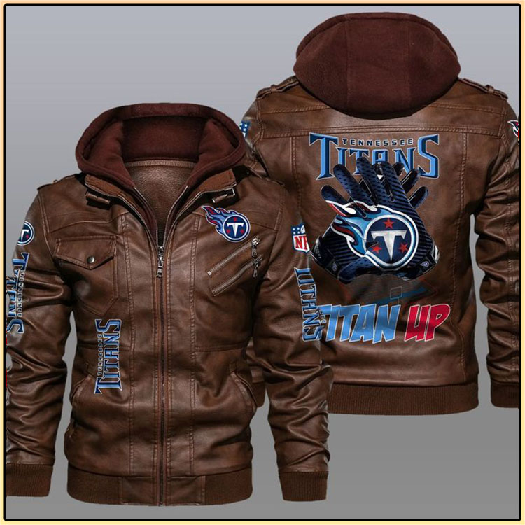 Tennessee Titans Titan Up Leather Jacket3