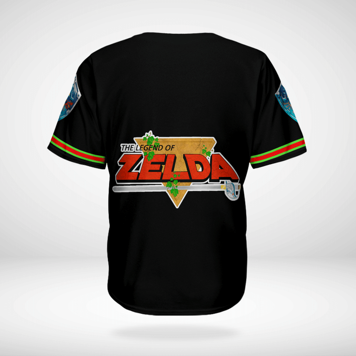 The Legend Of Zelda Listen Navi Baseball Jersey Shirt2