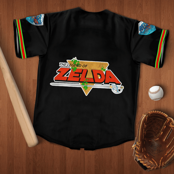 The Legend Of Zelda Listen Navi Baseball Jersey Shirt4