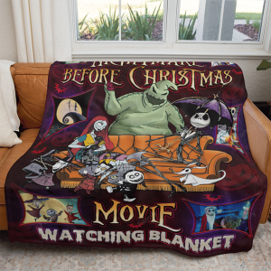 This Is My Nightmare Before Christmas Movie Watching Blanket2