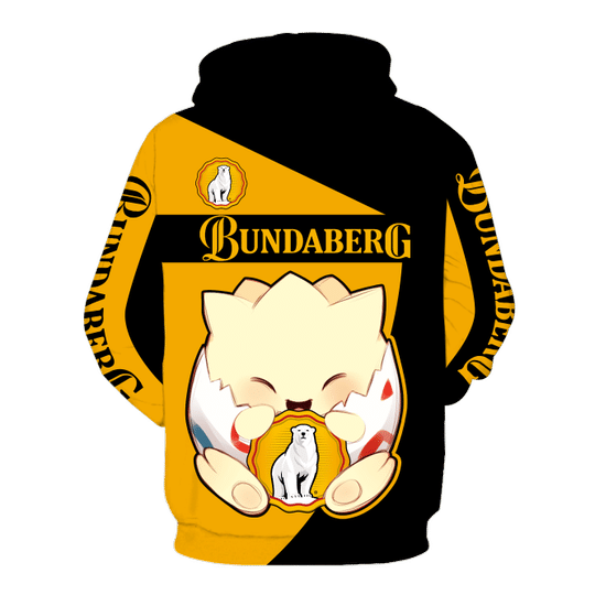 Togepi pokemon Bundaberg brewed 3d hoodie2