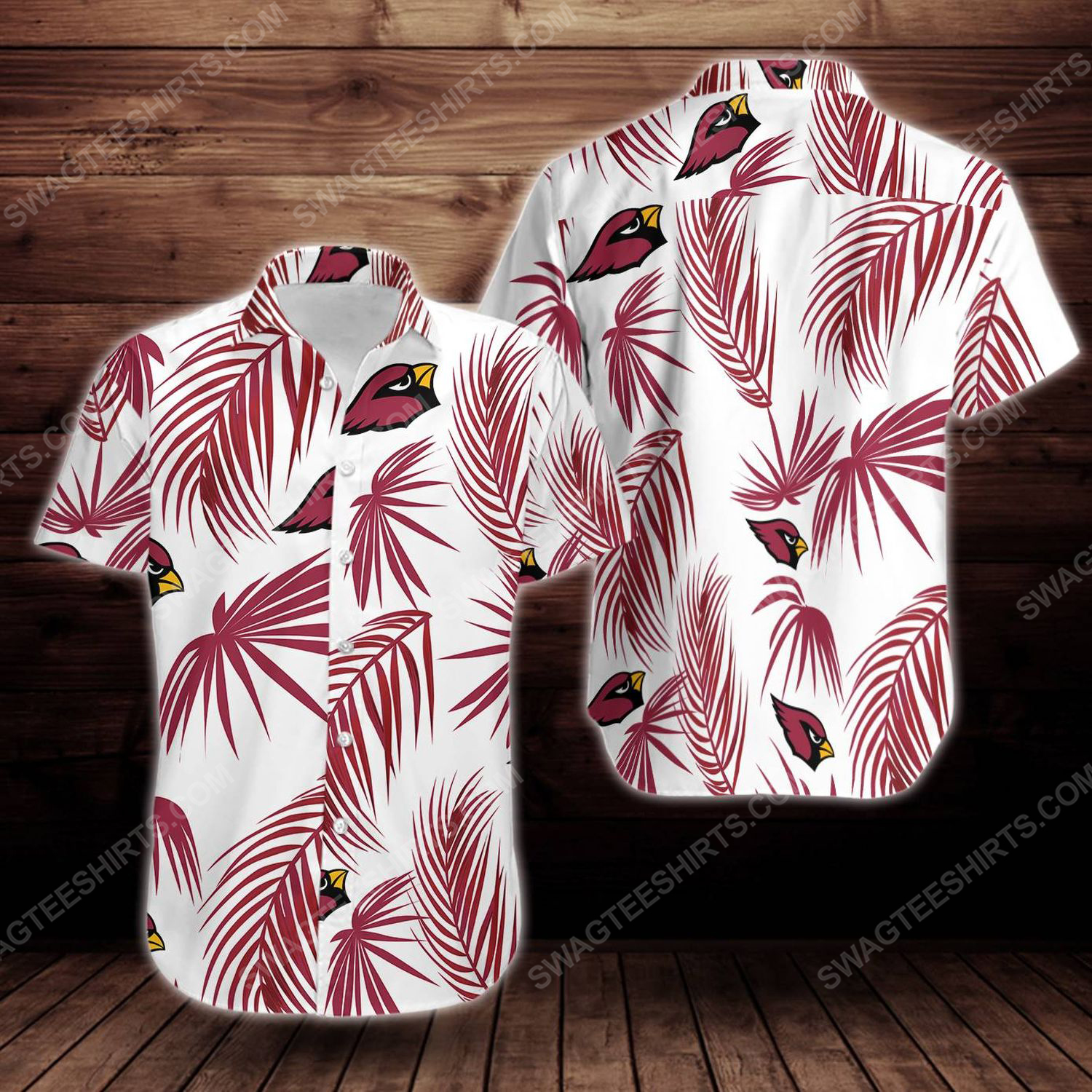 [special edition] Tropical arizona cardinals short sleeve hawaiian shirt – maria