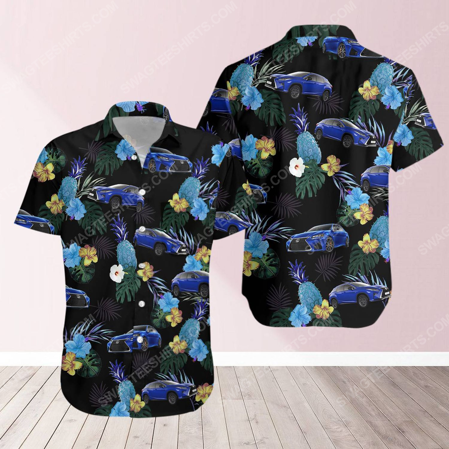Tropical summer lexus short sleeve hawaiian shirt 1