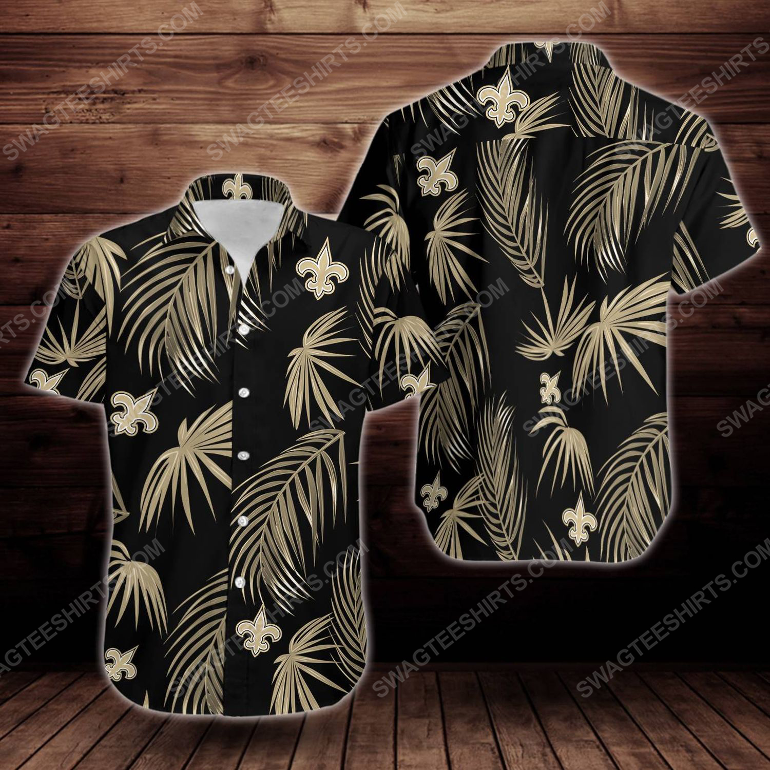 [special edition] Tropical summer new orleans saints short sleeve hawaiian shirt – maria