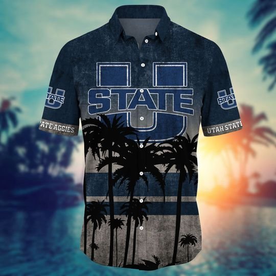 Utah State Aggies Hawaiian Shirt1