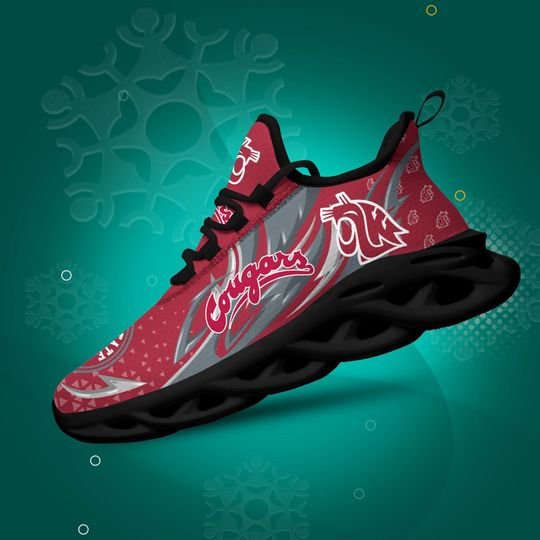 Washington State Cougars clunky max soul shoes 1