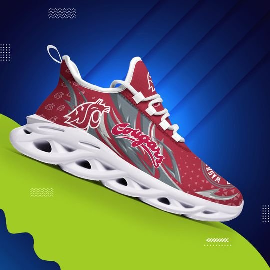 Washington State Cougars clunky max soul shoes 3